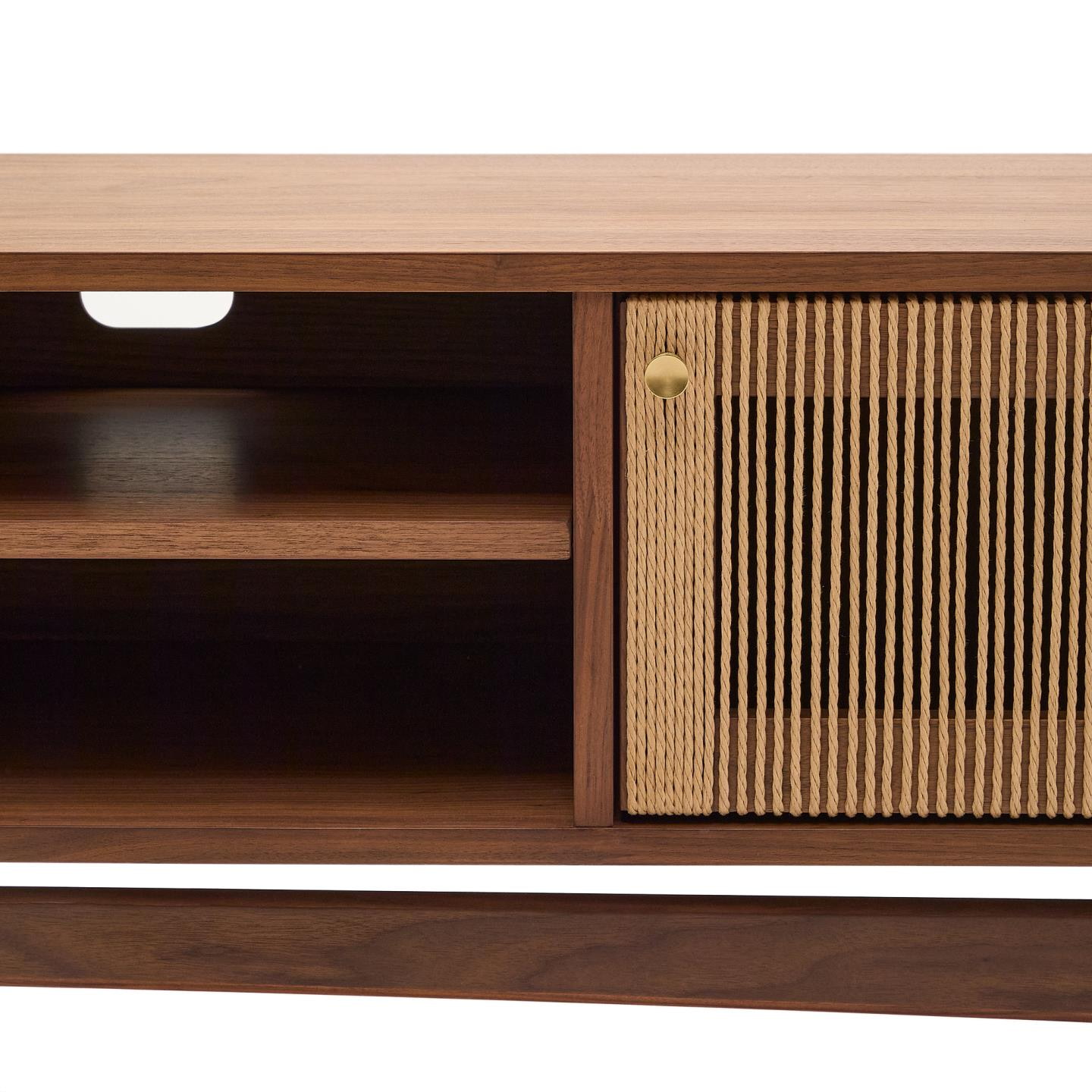 Kave Home TV-meubel 'Elan' Notenhout, 200cm