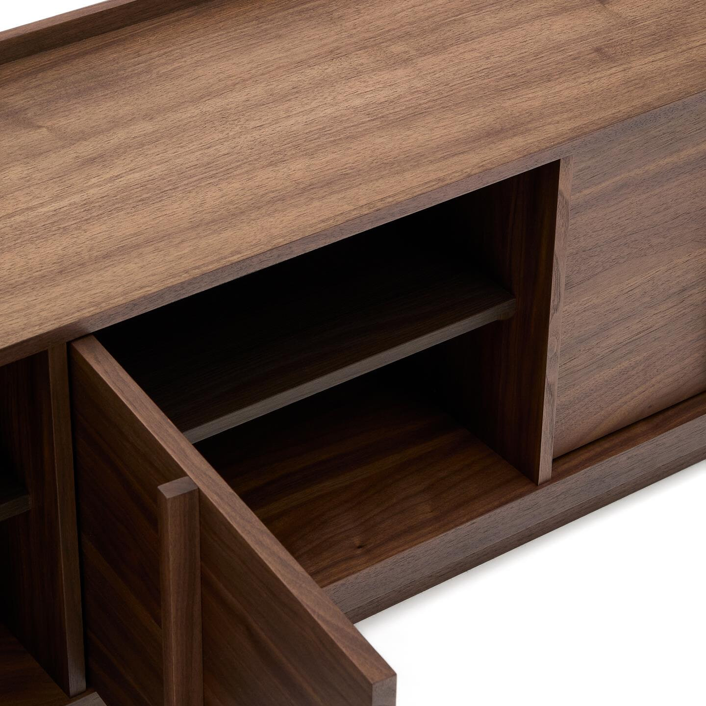 Kave Home TV-meubel 'Onix' Notenfineer, 200cm
