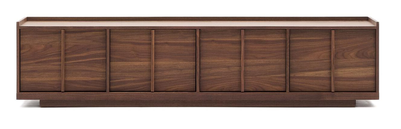 Kave Home TV-meubel 'Onix' Notenfineer, 200cm