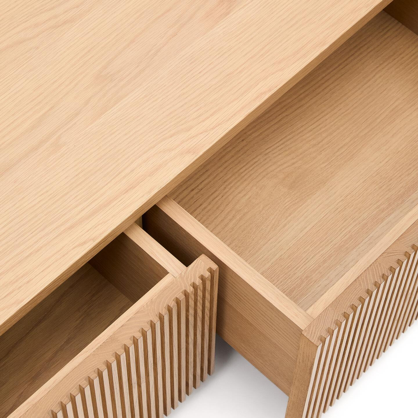 Kave Home TV-meubel 'Helvine' Eiken, 200cm