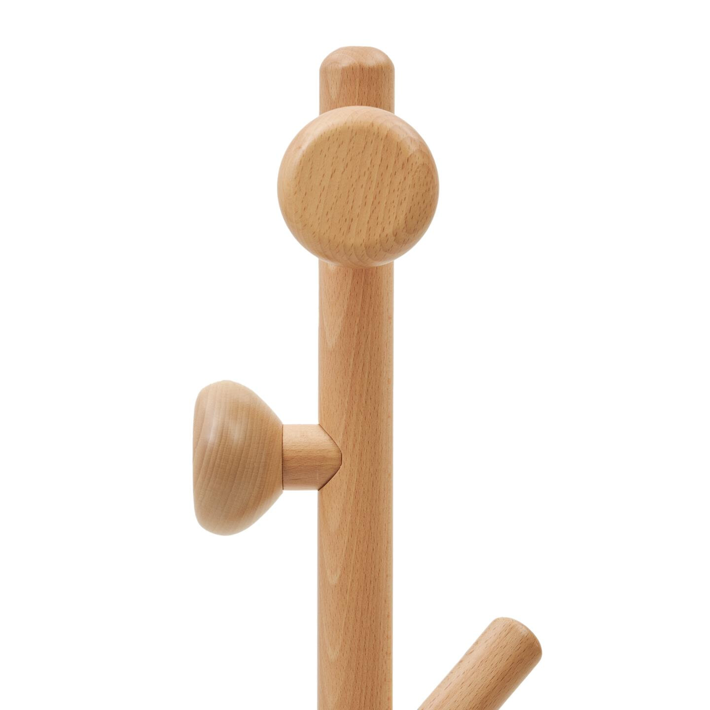 Kave Home Kapstok 'Nadue' Beukenhout, 170cm hoog, kleur Naturel
