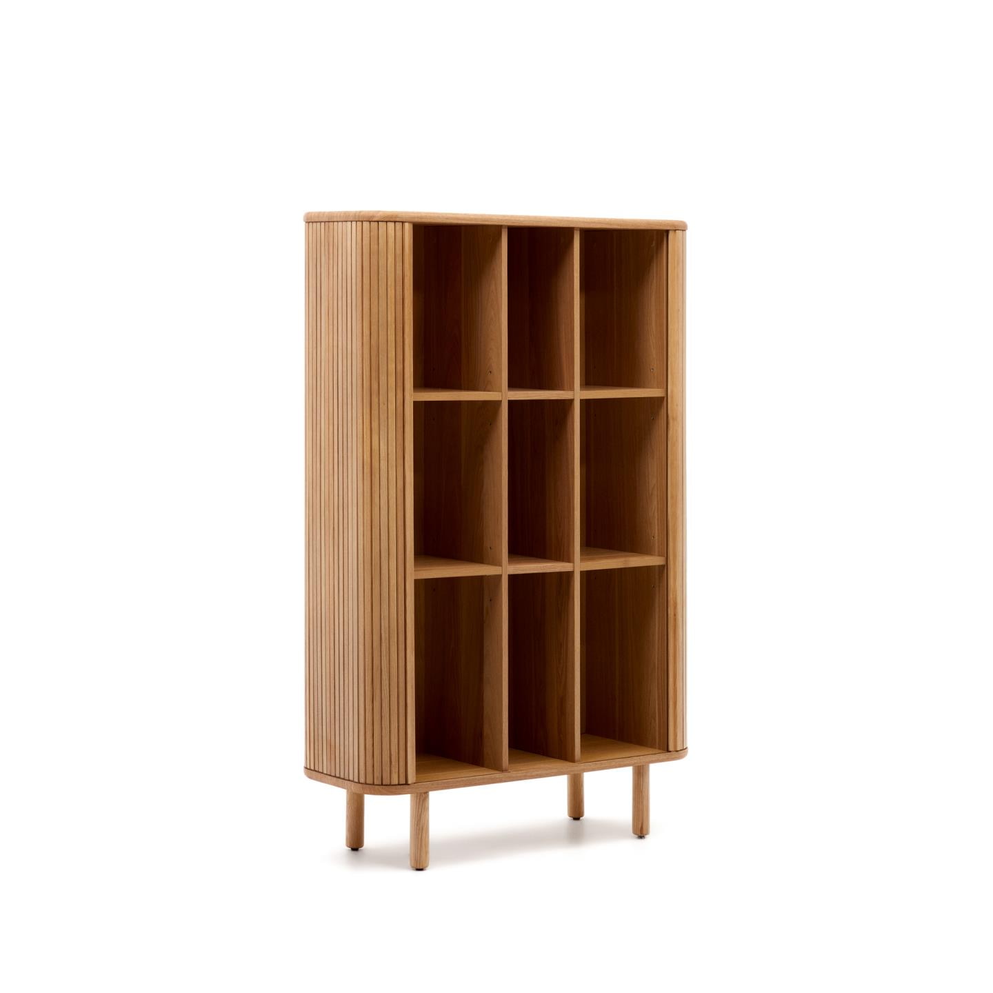 Kave Home Opbergkast 'Mailen' Essenhout, 140 x 110cm, kleur Naturel