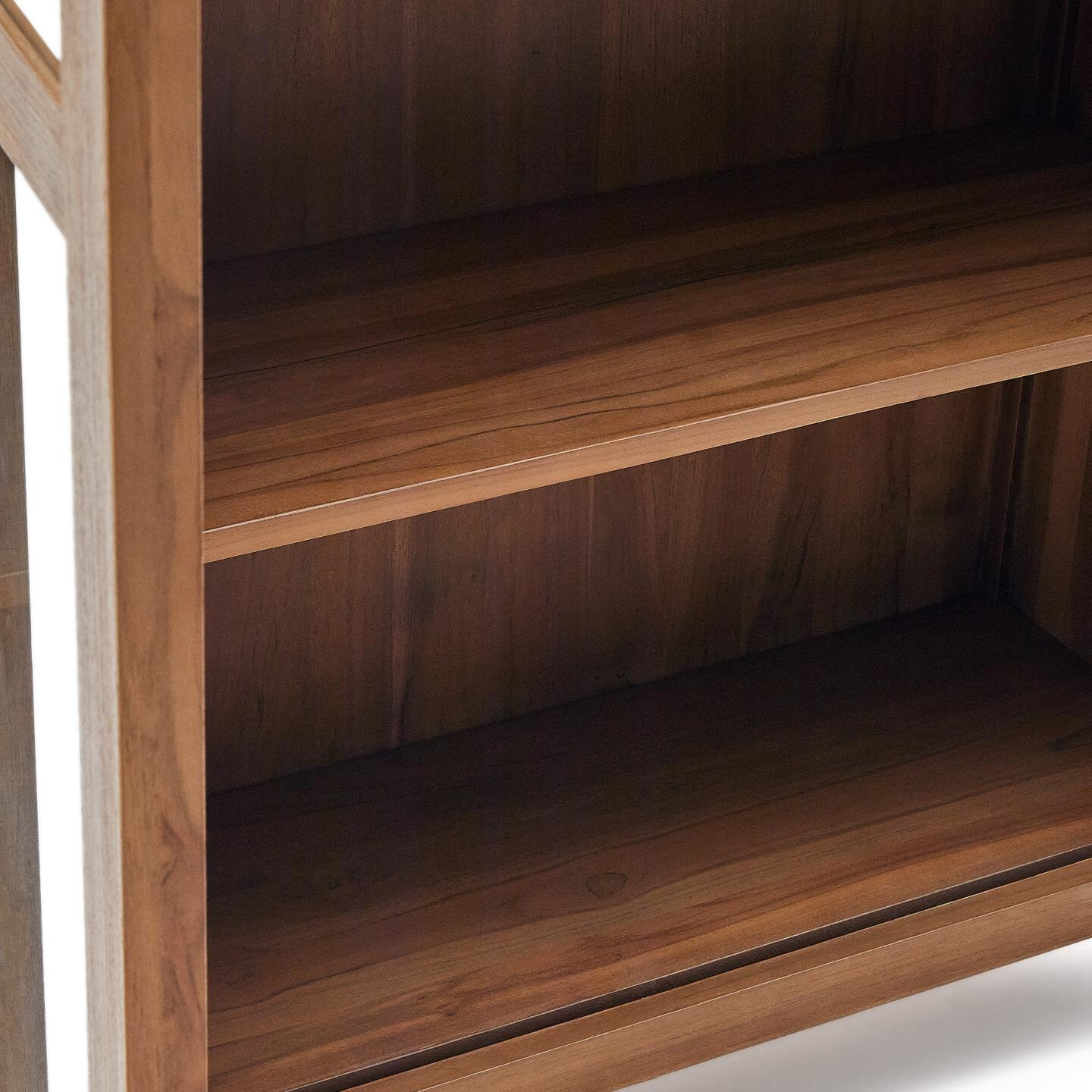 Kave Home Vitrinekast 'Sashi' Teakhout, 185 x 110cm