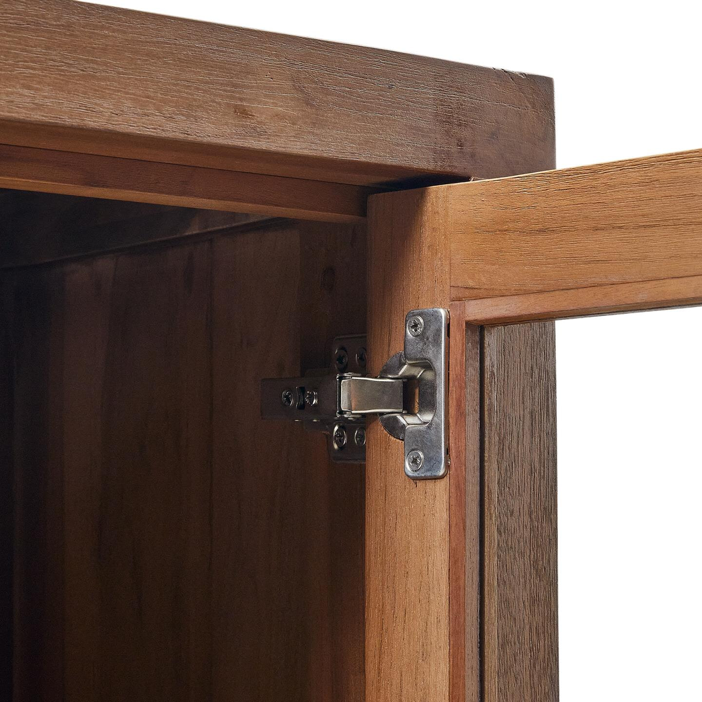 Kave Home Vitrinekast 'Sashi' Teakhout, 185 x 110cm