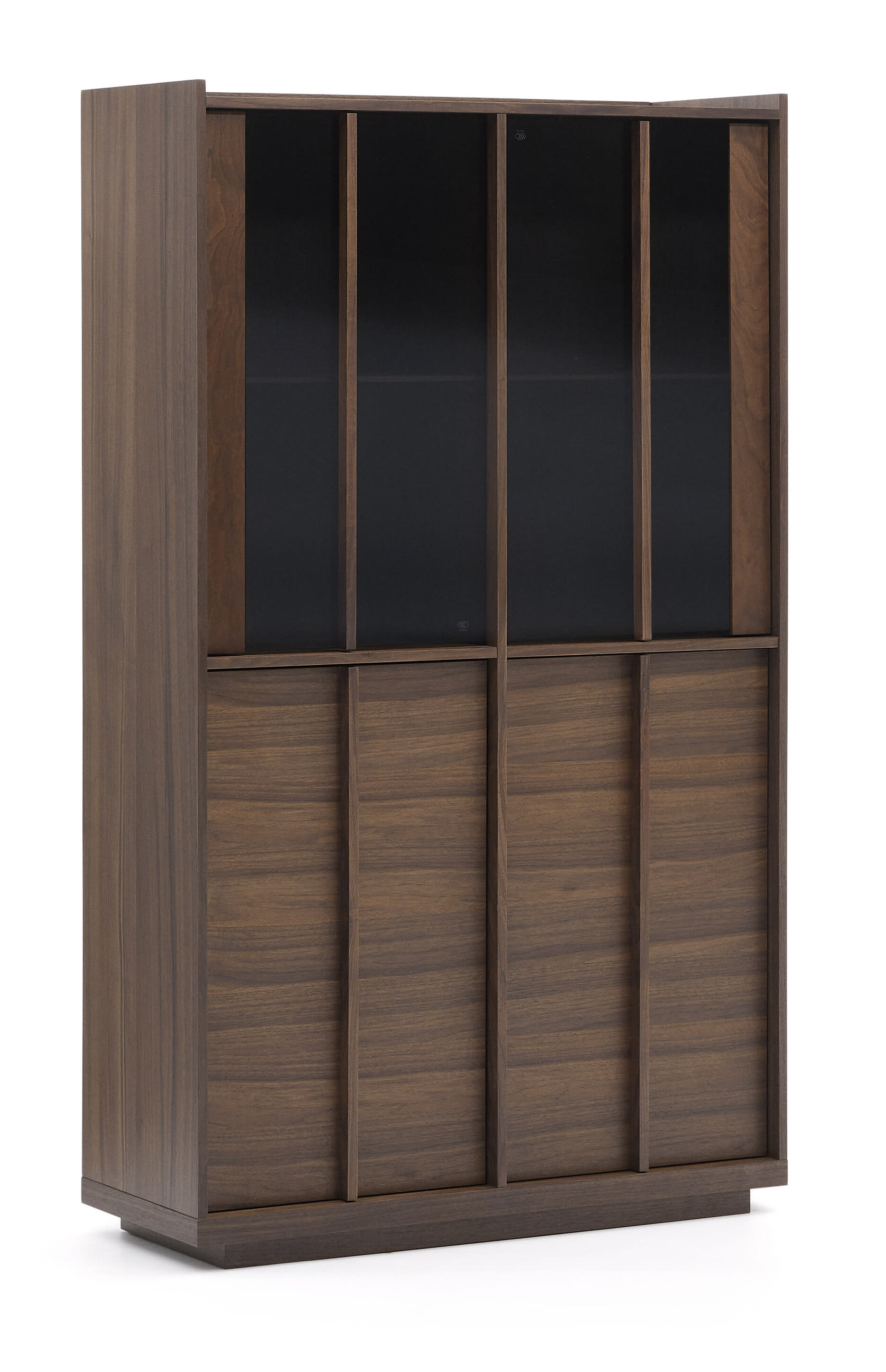 Kave Home Vitrinekast 'Onix' Notenhout, 170 x 100cm