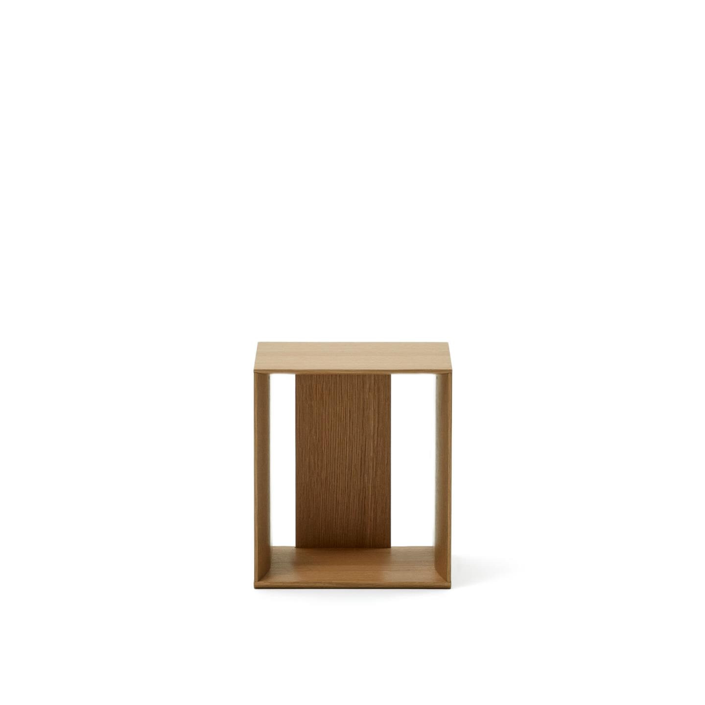 Kave Home Modulair Wandrek 'Litto' EIken, 38 x 34cm