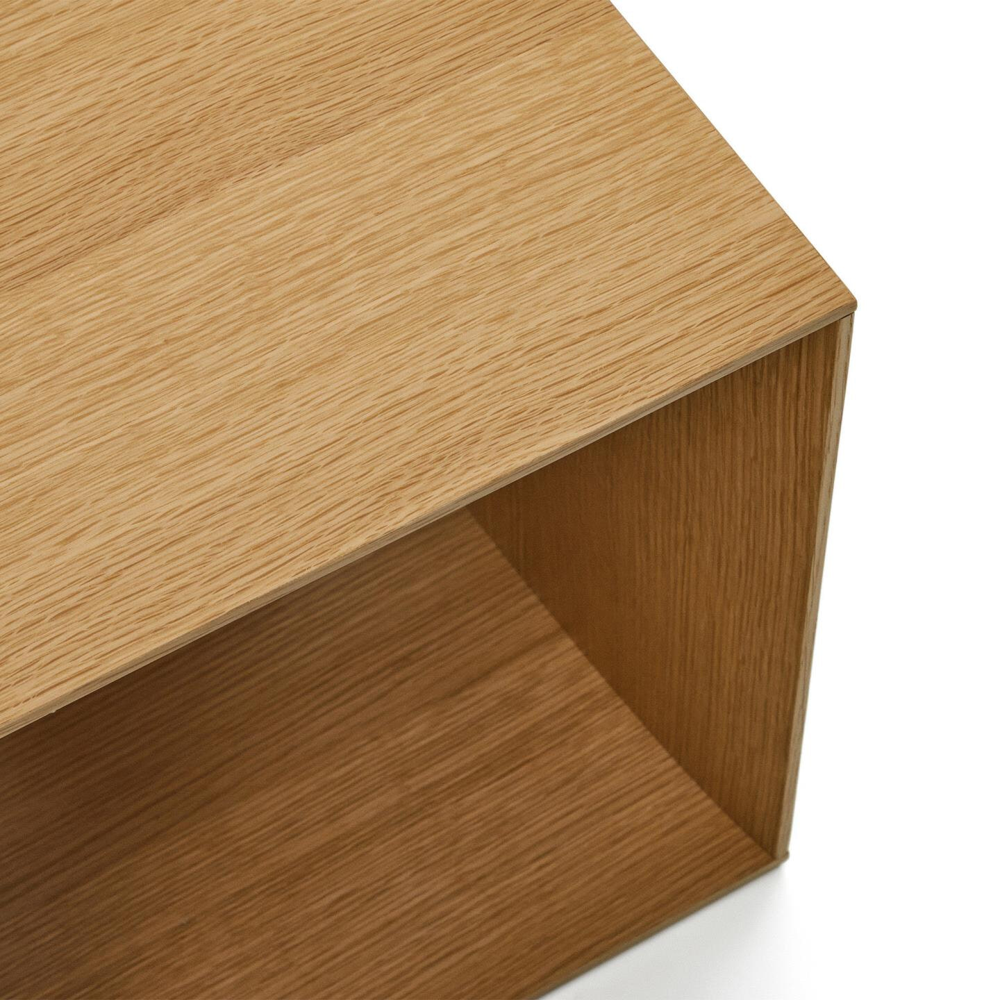 Kave Home Modulair Wandrek 'Litto' EIken, 38 x 34cm