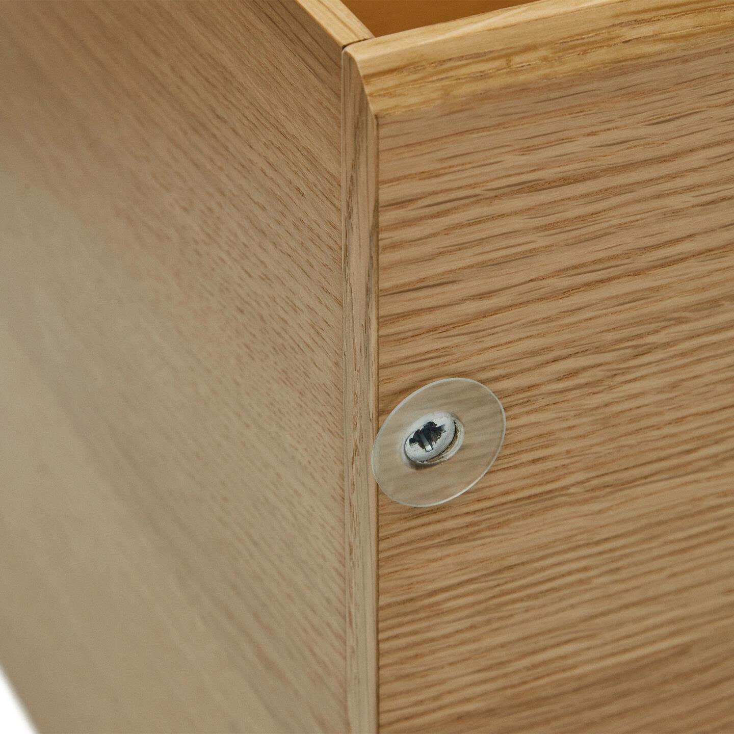 Kave Home Modulair Wandrek 'Litto' EIken, 38 x 34cm