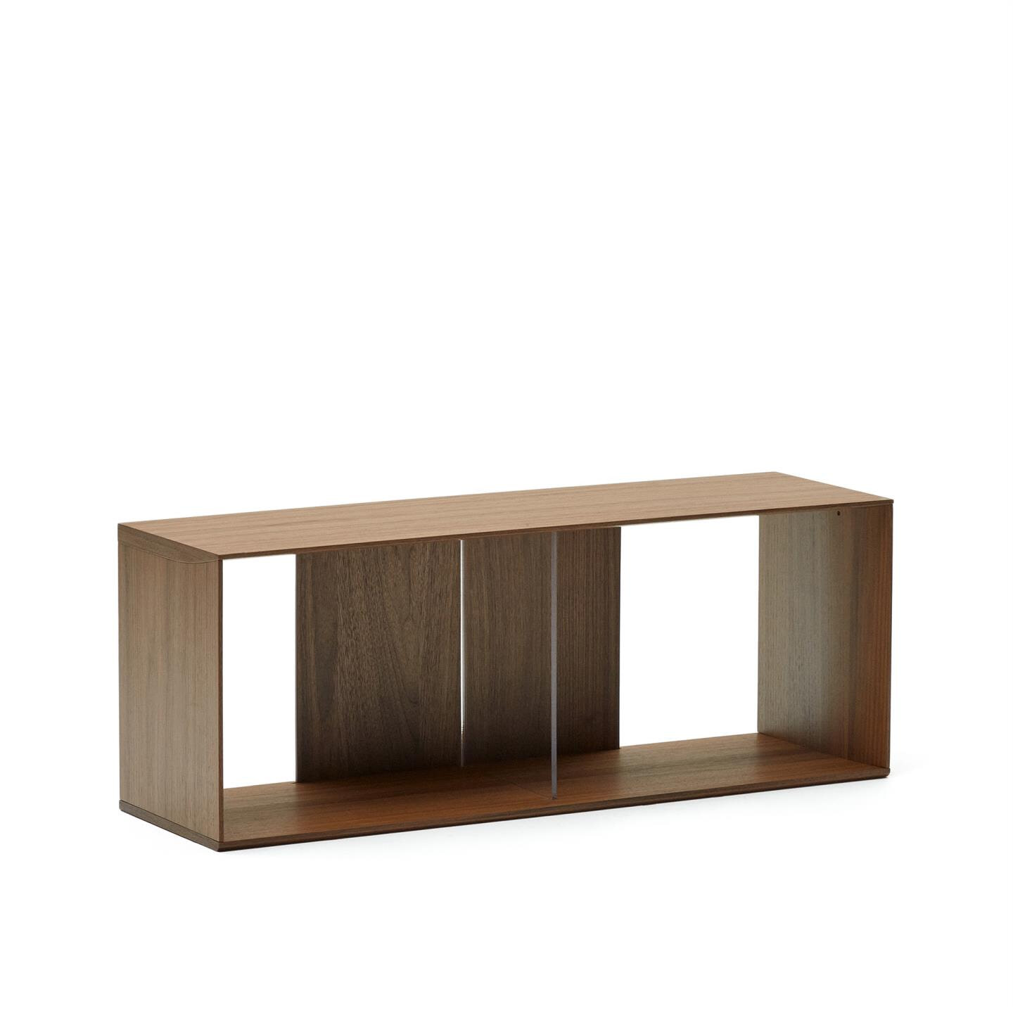 Kave Home Modulair Wandrek 'Litto' Walnoot, 38 x 101cm