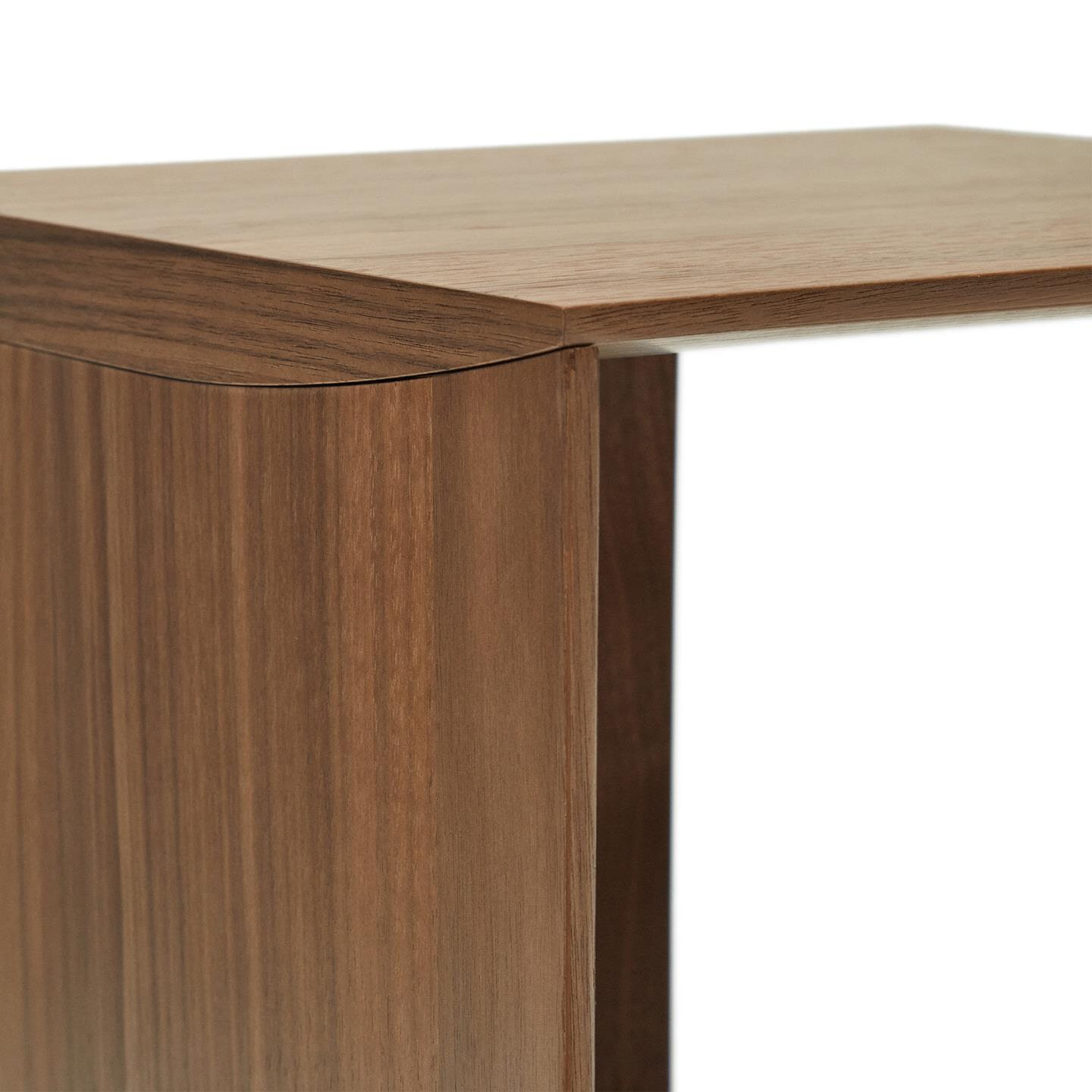 Kave Home Modulair Wandrek 'Litto' Walnoot, 38 x 101cm