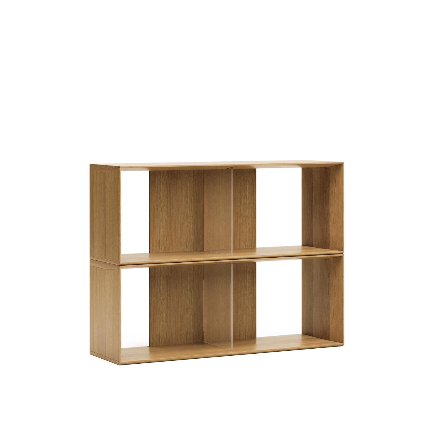 Kave Home Modulair Wandrek 'Litto' Eiken, 76 x 101 cm