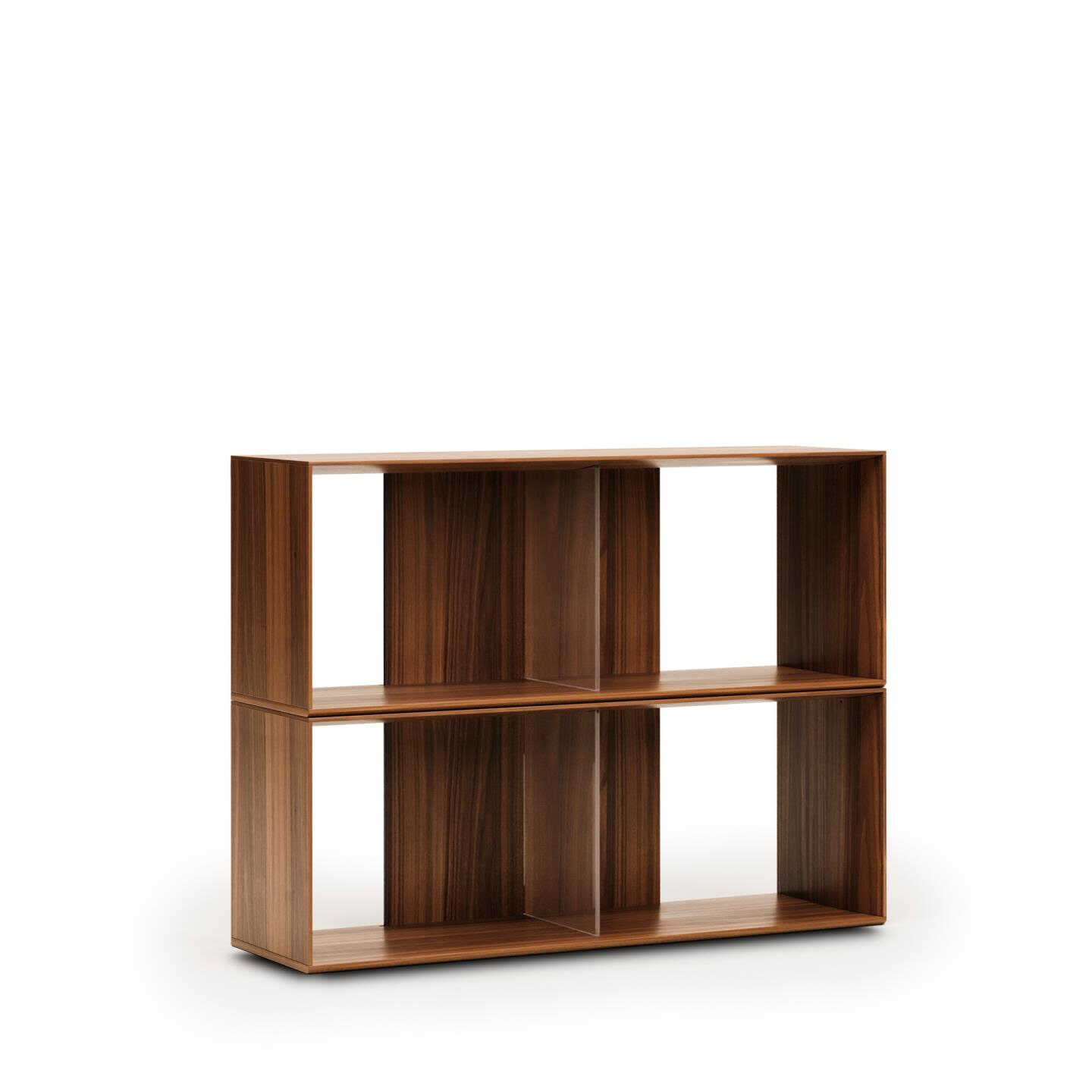 Kave Home Modulair Wandrek 'Litto' Walnoot, 76 x 101cm