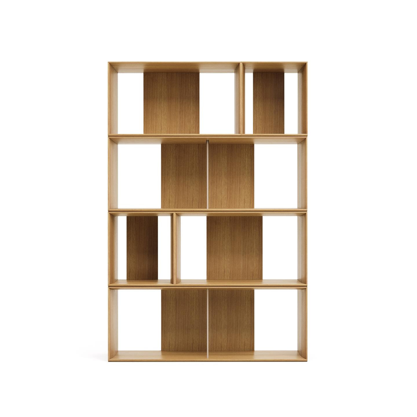 Kave Home Modulair Wandrek 'Litto' Eiken, 152 x 101cm