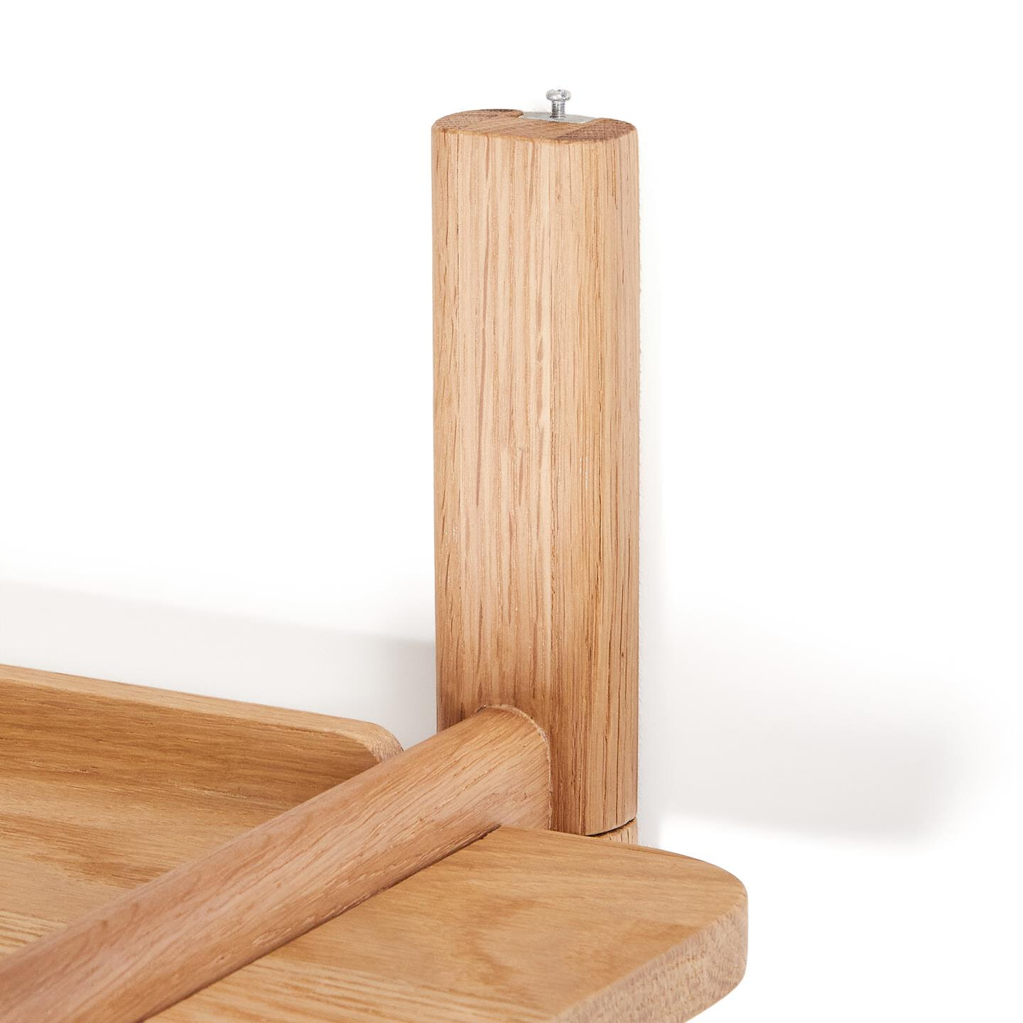 Kave Home Wandrek 'Sitra' Eikenhout, 98 x 90cm