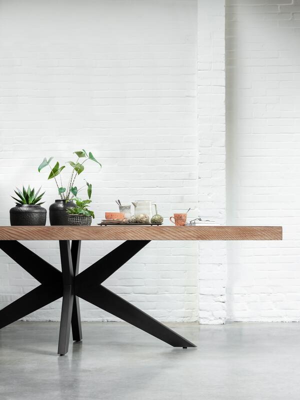 DTP Home Eettafel 'Lincoln' Teakhout, 260 x 100cm