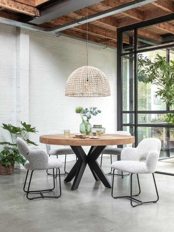 DTP Home Ronde Eettafel 'Darwin' Teakhout, 150cm