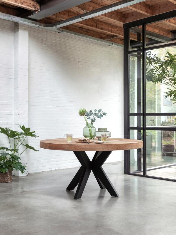 DTP Home Ronde Eettafel 'Darwin' Teakhout, 150cm