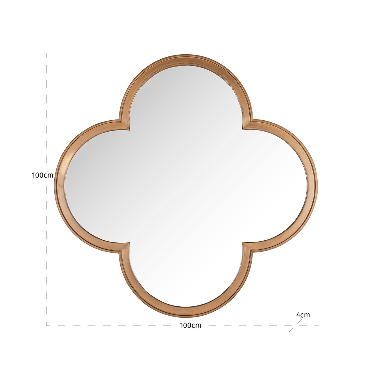 Richmond Spiegel 'Lowen' 100 x 100cm