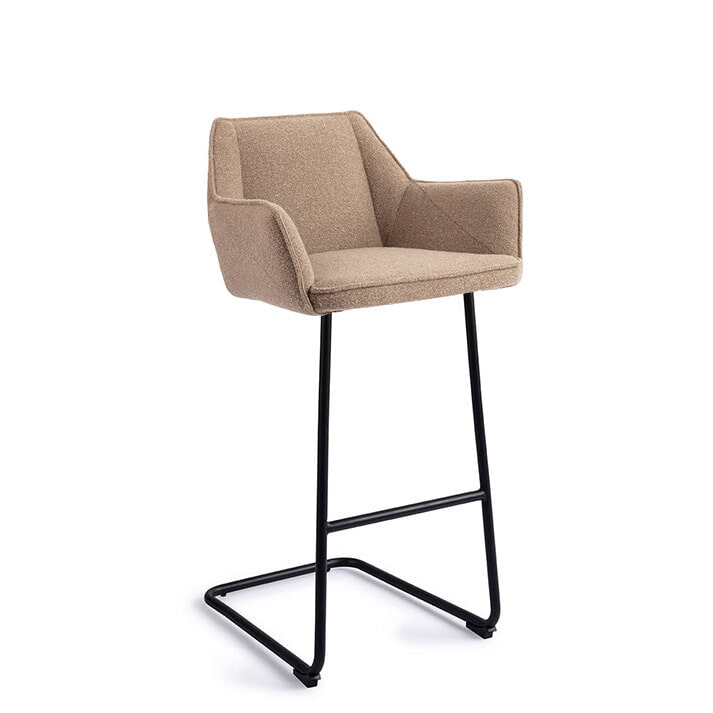 Jesper Home Barkruk 'Tome' Arch Black (zithoogte 77cm)