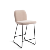 Jesper Home Barstoel 'Ikata' Slide Black, kleur Sand Strand (zithoogte 65cm)