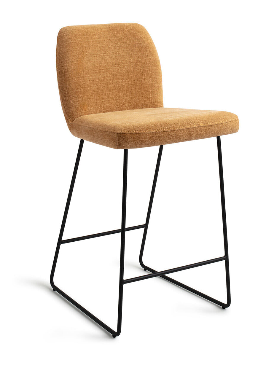 Jesper Home Barstoel Ikata Slide Black - Honey Harvest (zithoogte 66cm)