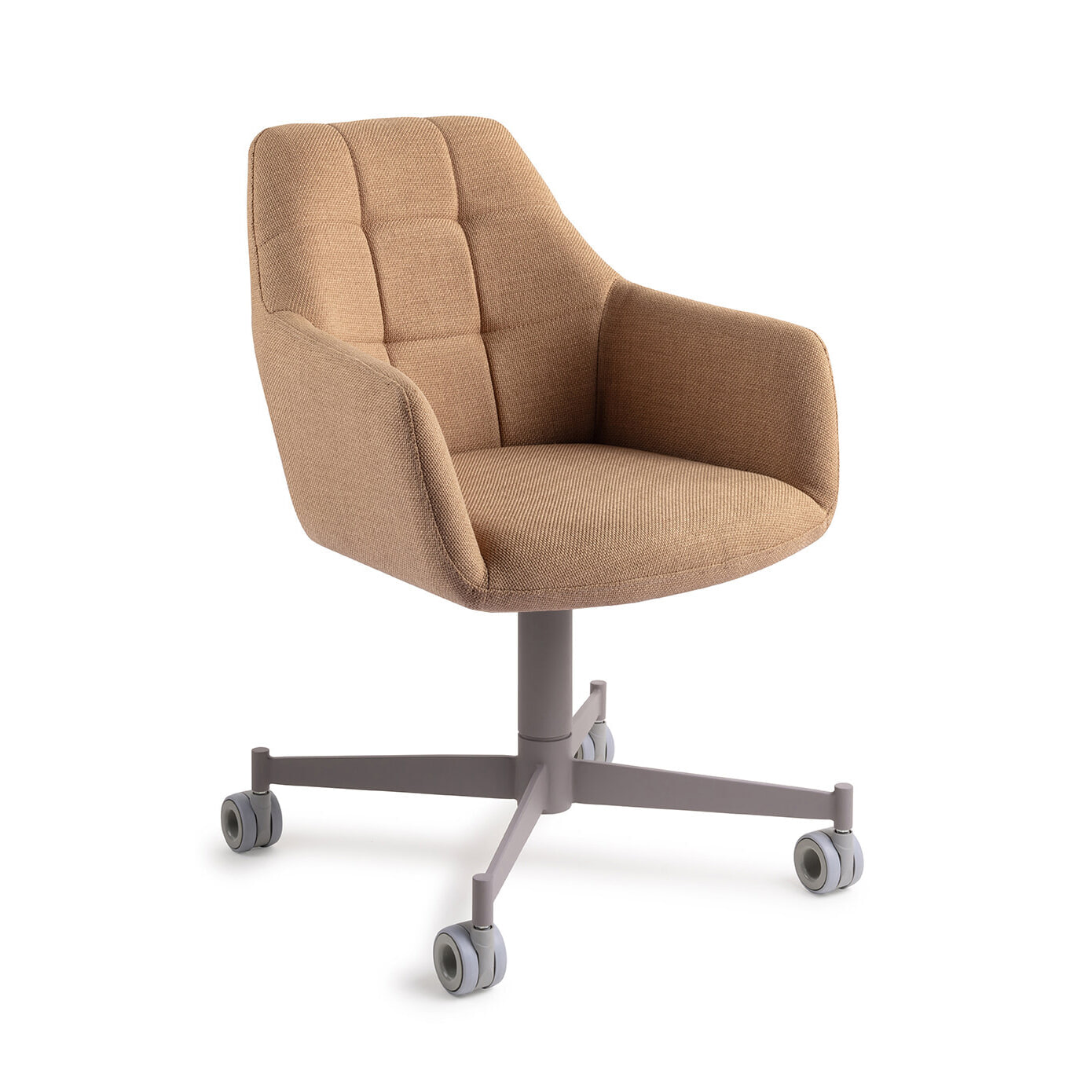 Jesper Home Eetkamerstoel Noto Caster Grey - Toasted Toffee