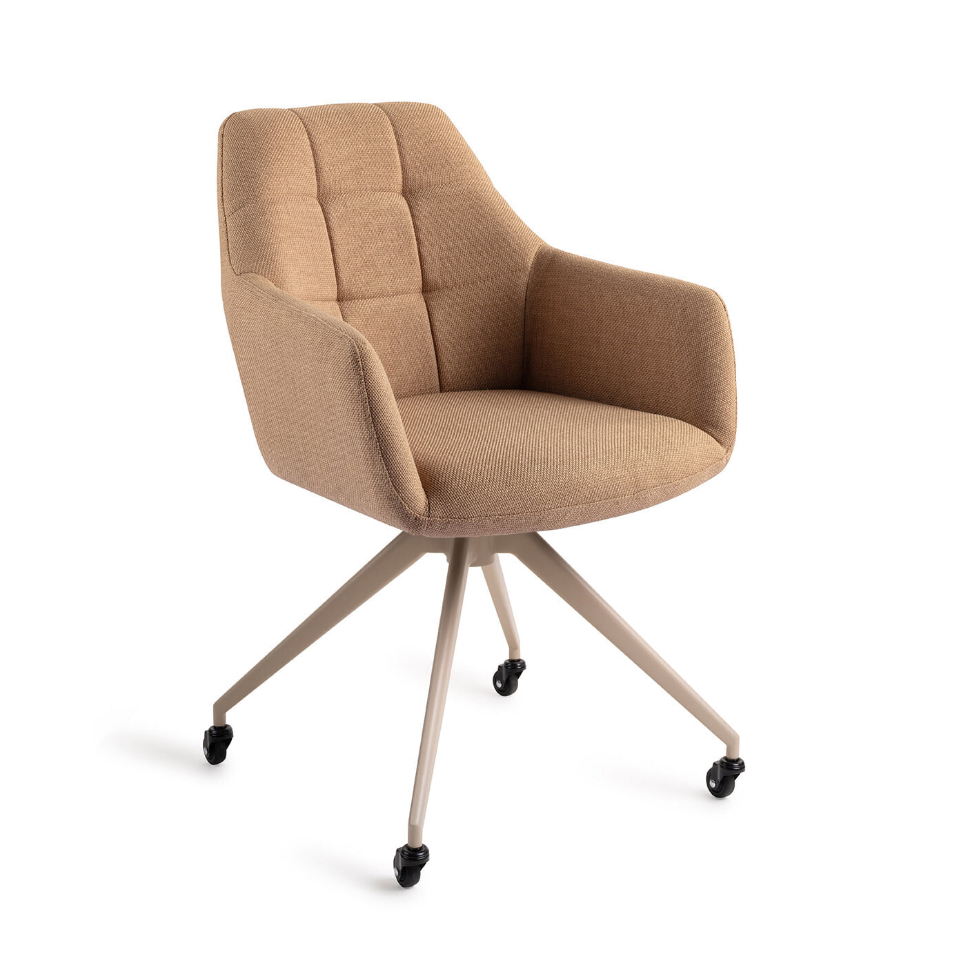 Jesper Home Eetkamerstoel Noto Glide Beige - Toasted Toffee