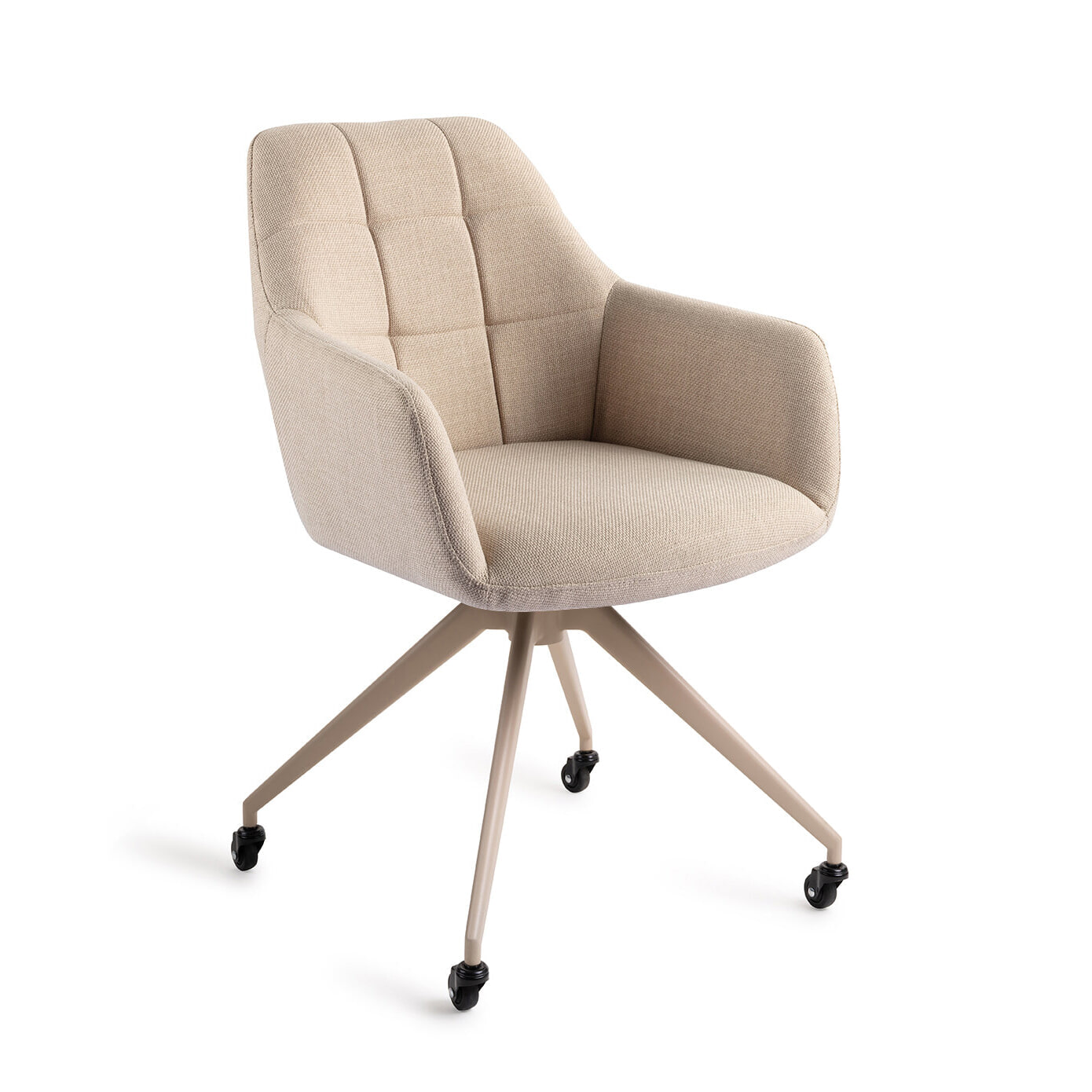 Jesper Home Eetkamerstoel Noto Glide Beige - Overnight Oats