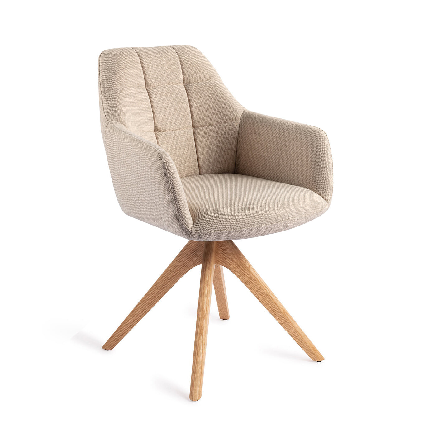 Jesper Home Eetkamerstoel 'Noto' Revolve Oak Natural