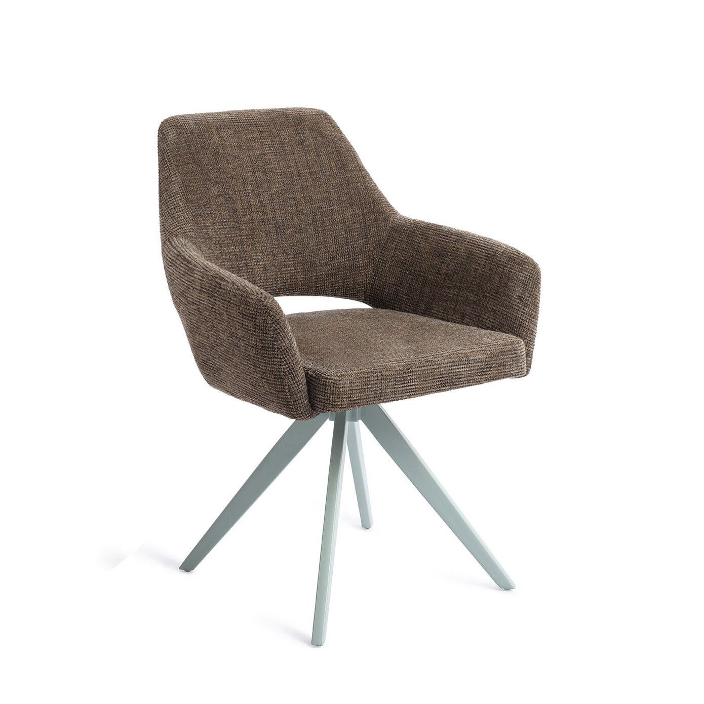 Jesper Home Eetkamerstoel Yanai Turn Mint - Checked Chestnut