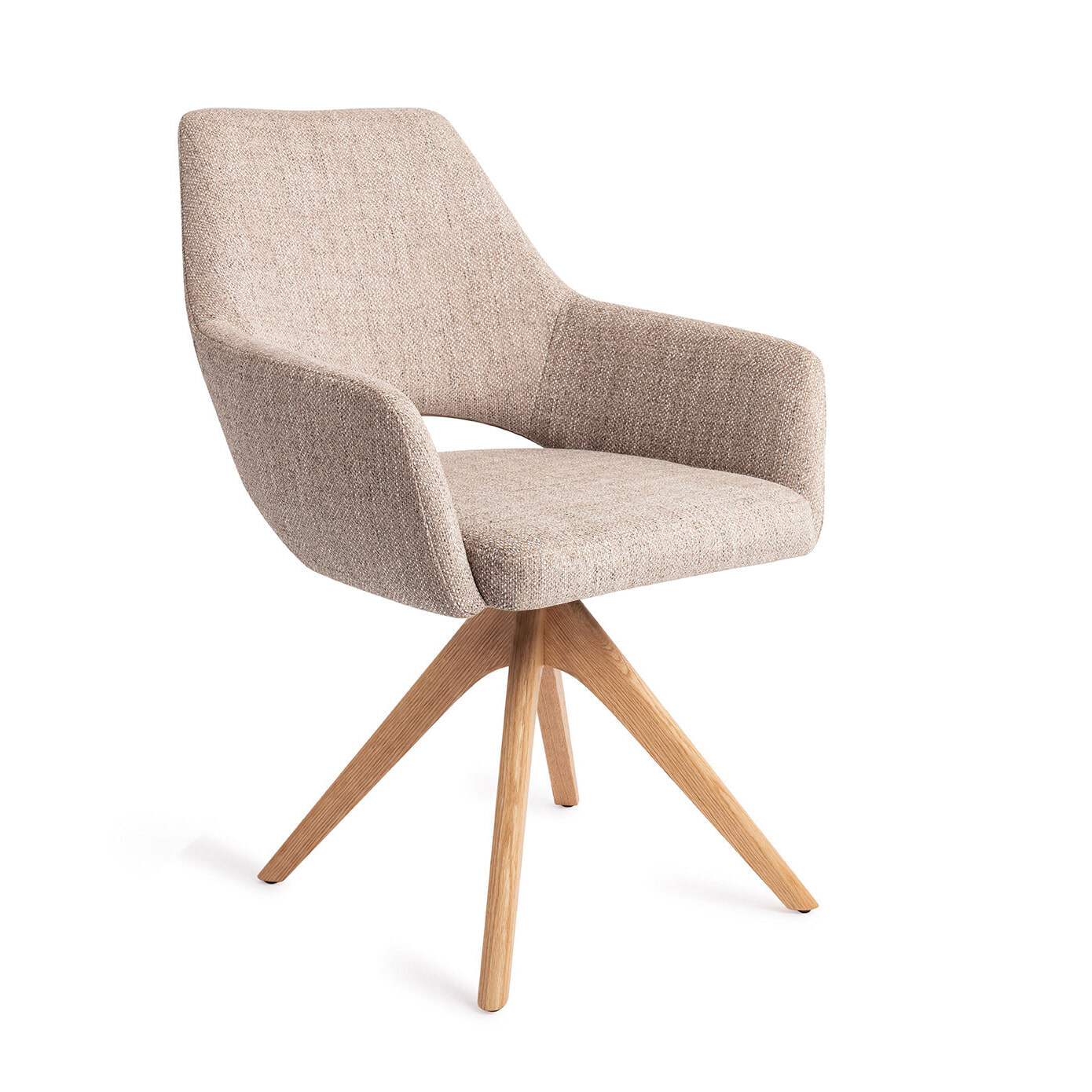 Jesper Home Eetkamerstoel 'Yanai' Revolve Oak Natural