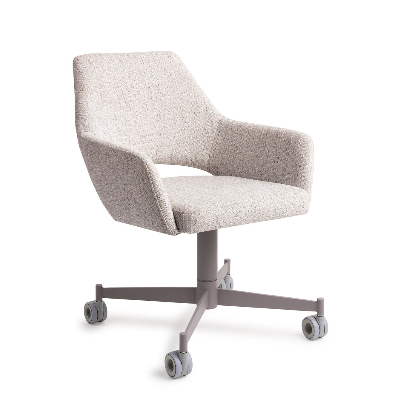 Jesper Home Eetkamerstoel Yanai Caster Grey - Pigeon