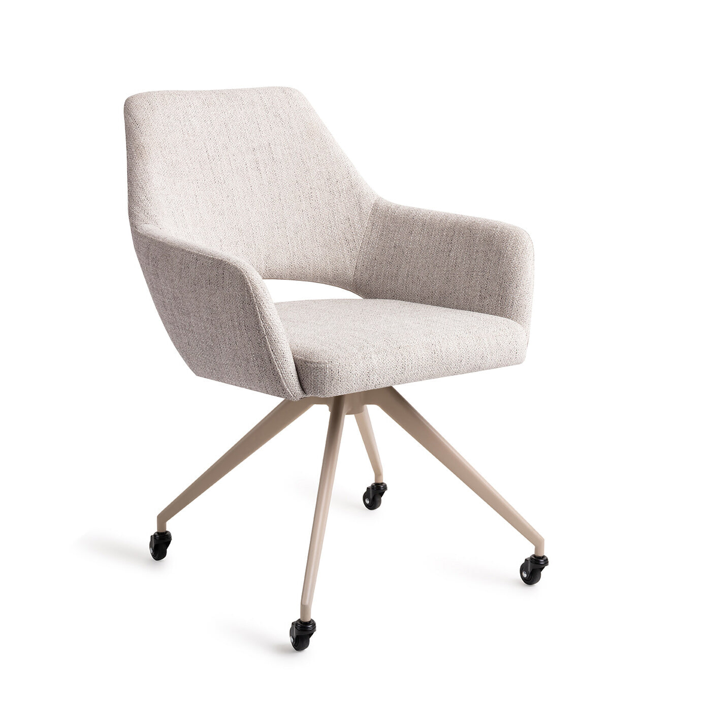 Jesper Home Eetkamerstoel Yanai Glide Beige - Pigeon