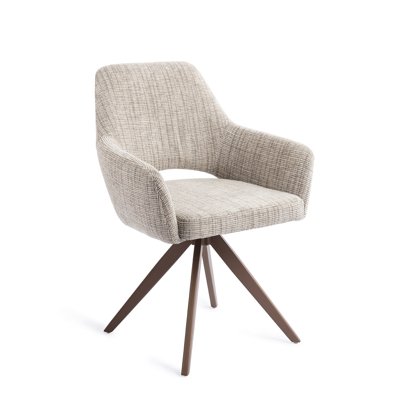 Jesper Home Eetkamerstoel 'Yanai' Turn Brown