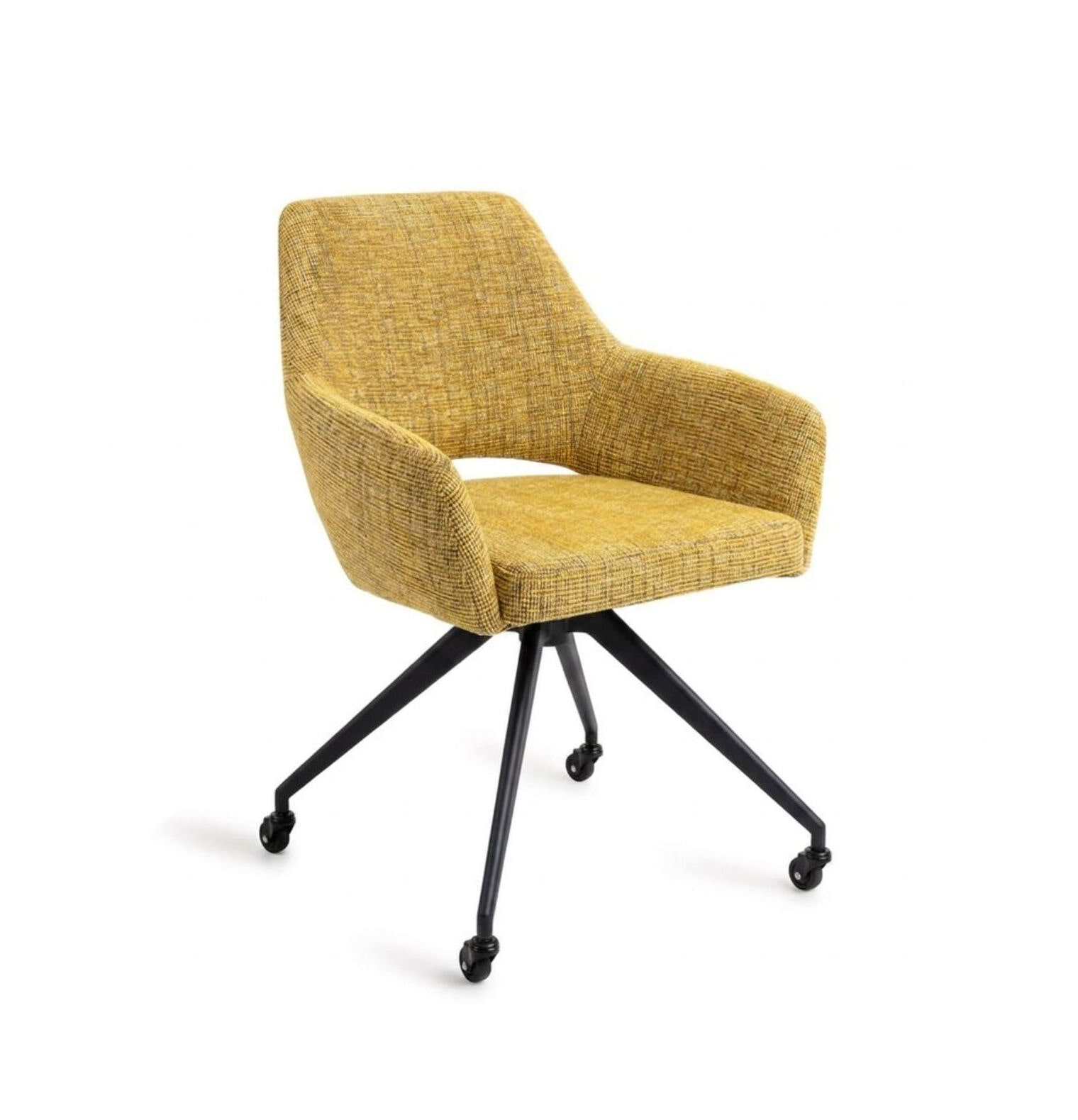 Jesper Home Eetkamerstoel Yanai Glide Black - Lemon Lines