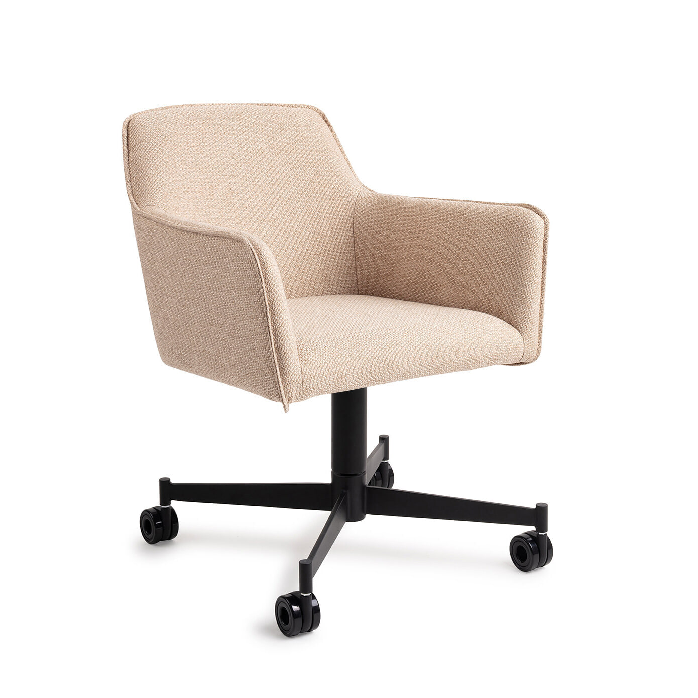 Jesper Home Eetkamerstoel Hofu Caster Black - Wild Walnut