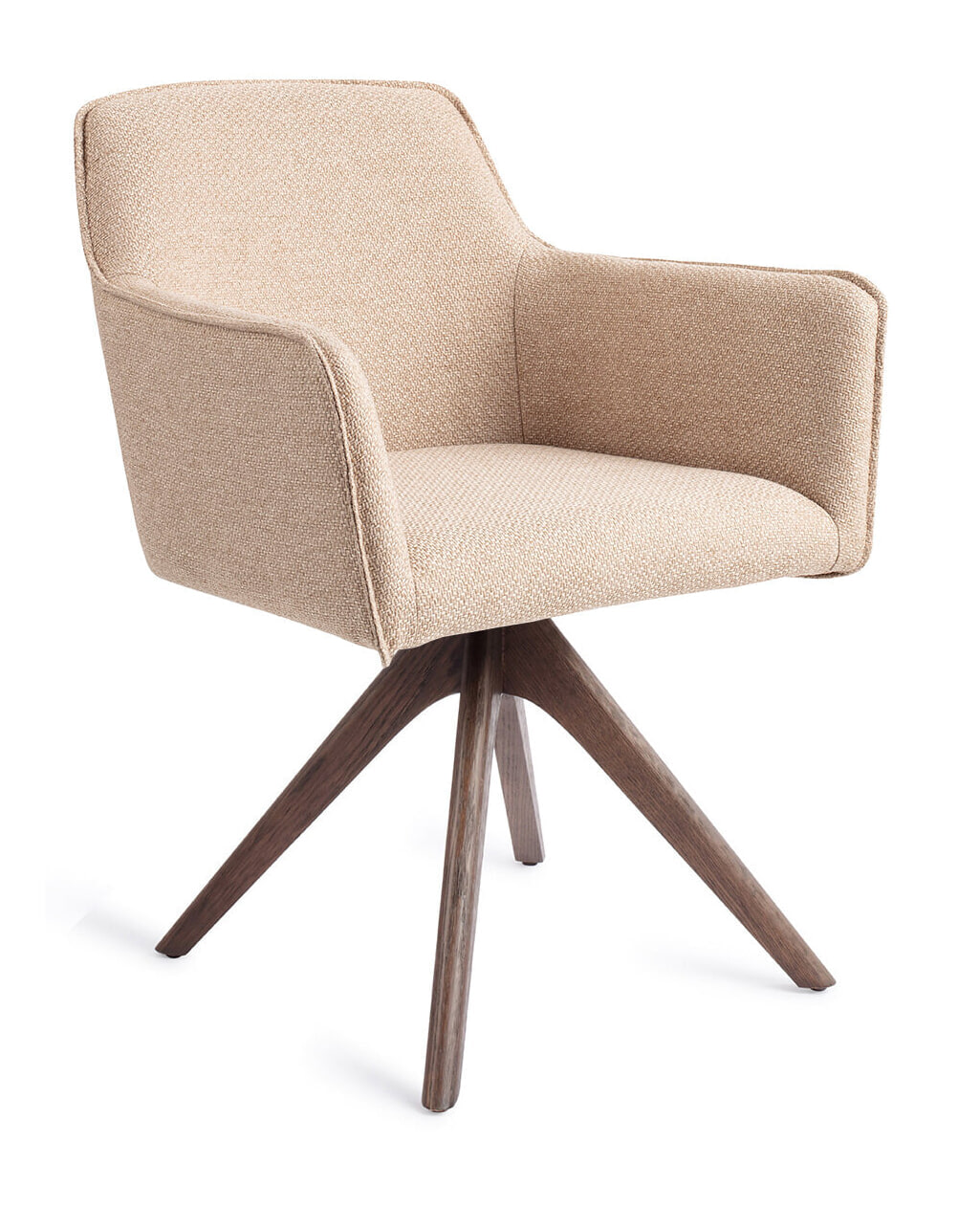 Jesper Home Eetkamerstoel 'Hofu' Revolve Oak Walnut