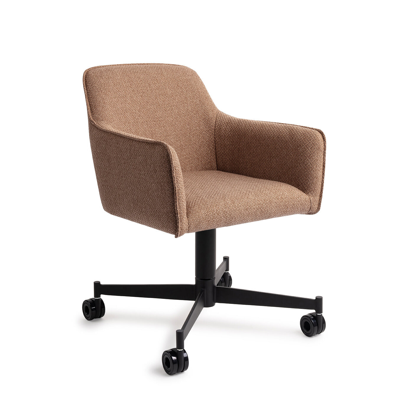 Jesper Home Eetkamerstoel Hofu Caster Black - French Toast