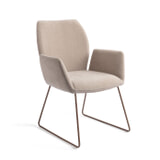 Jesper Home Eetkamerstoel 'Misaki' Slide Rose, kleur Sand Strand