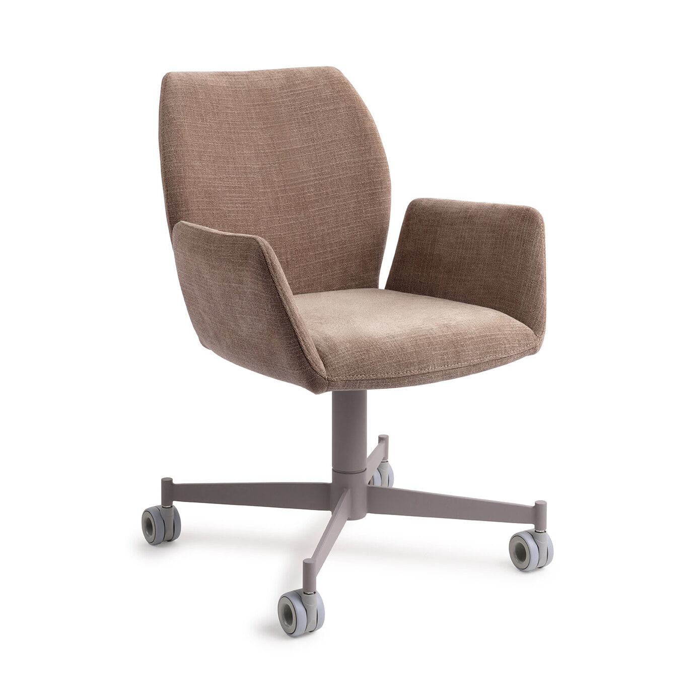 Jesper Home Eetkamerstoel Misaki Caster Grey - Mocha Mist