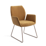 Jesper Home Eetkamerstoel 'Misaki' Slide Rose, kleur Honey Harvest