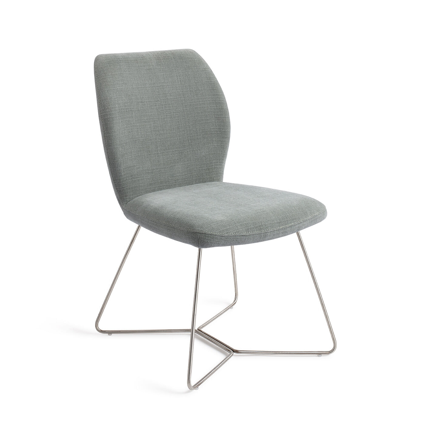 Jesper Home Eetkamerstoel 'Ikata' Beehive Steel, kleur Breezy Blue