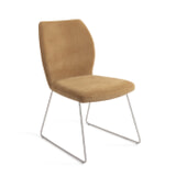 Jesper Home Eetkamerstoel 'Ikata' Slide Steel, kleur Honey Harvest