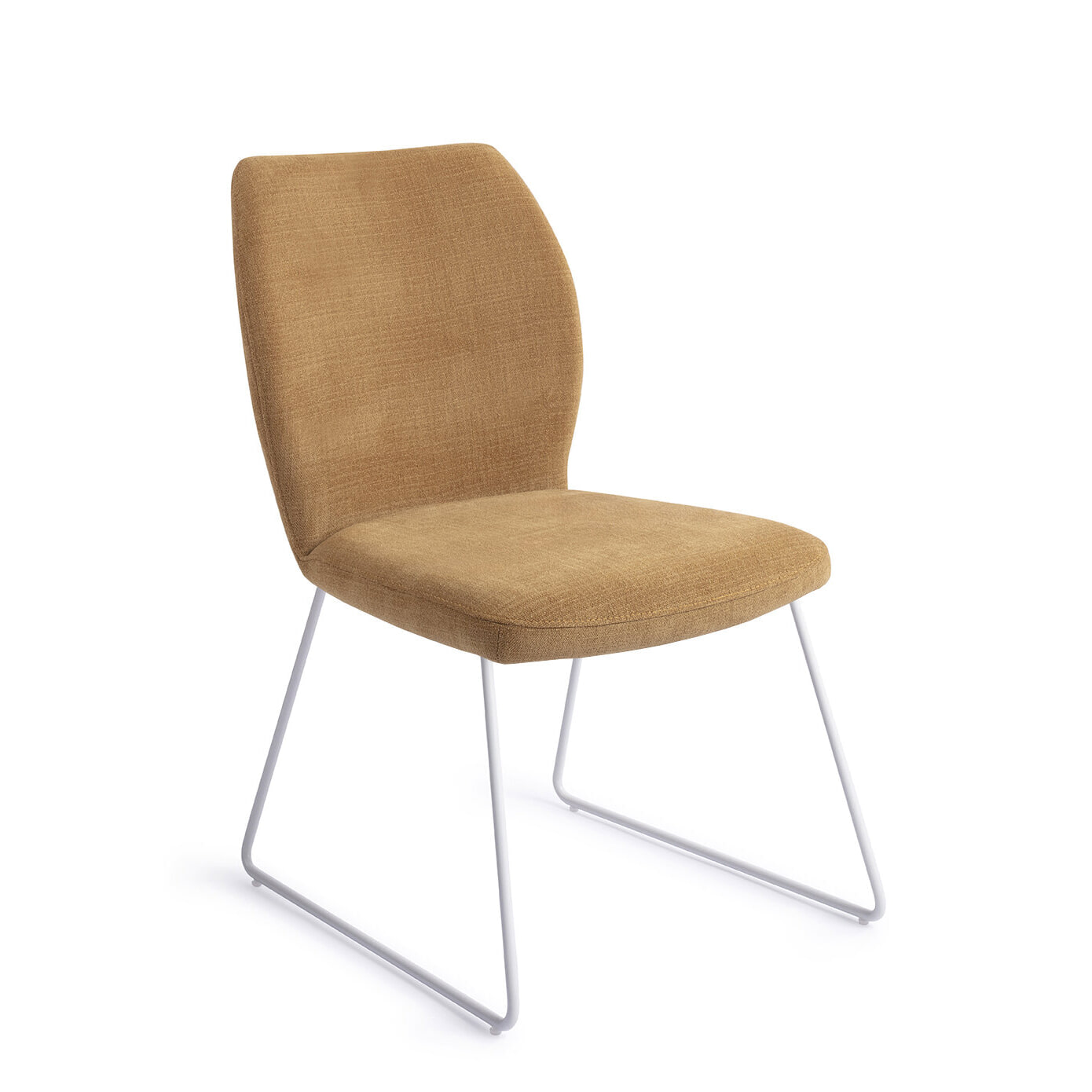 Jesper Home Eetkamerstoel 'Ikata' Slide White, kleur Honey Harvest