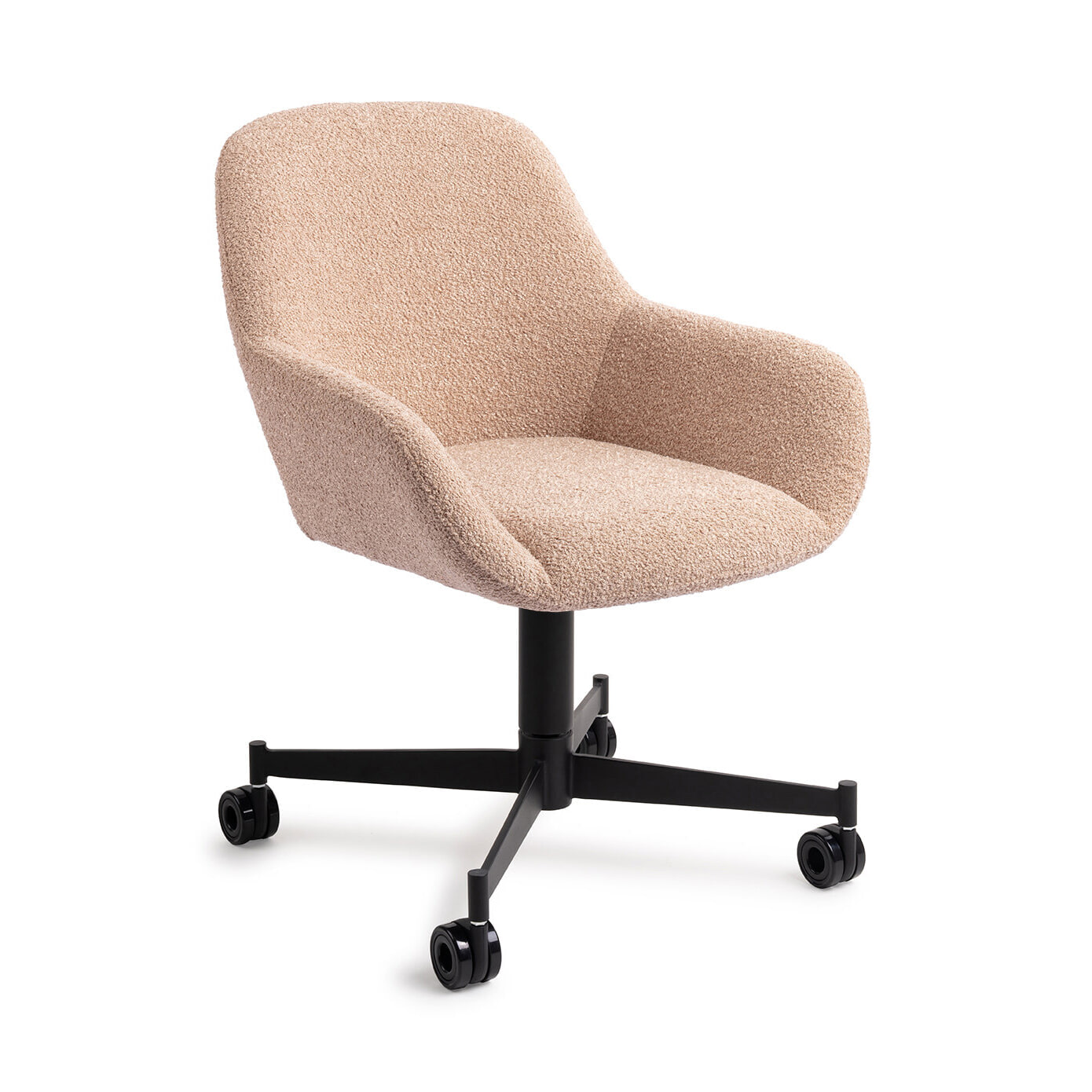 Jesper Home Eetkamerstoel Kushi Caster Black - Flax Relax