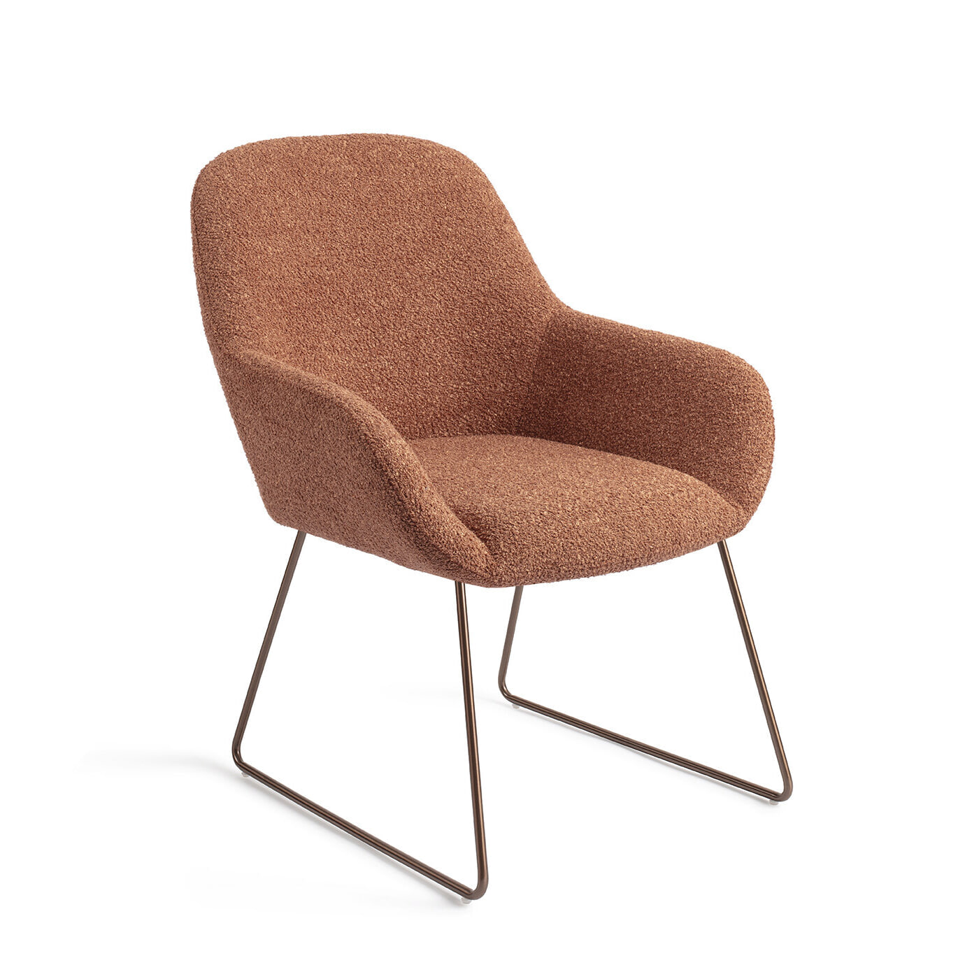 Jesper Home Eetkamerstoel 'Kushi' Slide Rose, kleur Amber Autumn