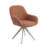 Jesper Home Draaibare Eetkamerstoel 'Kushi' Turn Beige, kleur Amber Autumn