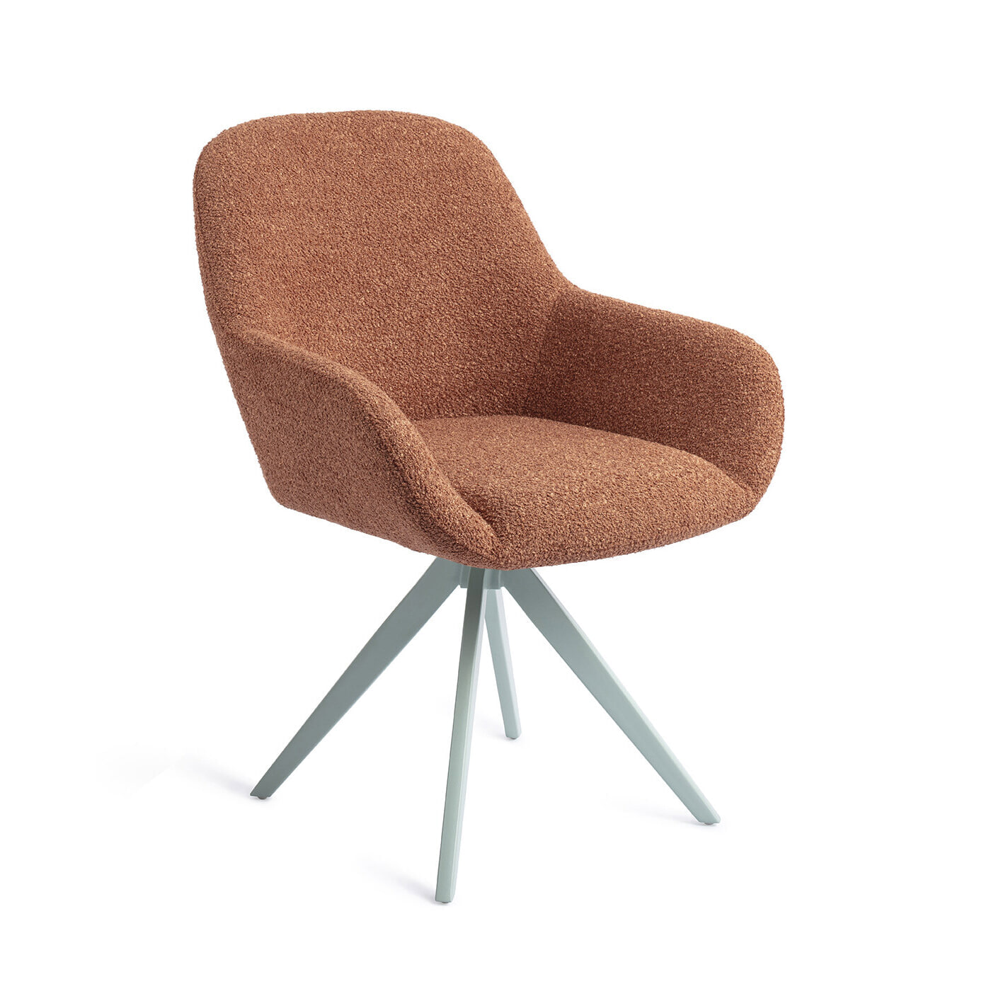 Jesper Home Draaibare Eetkamerstoel Kushi Turn Mint - Amber Autumn