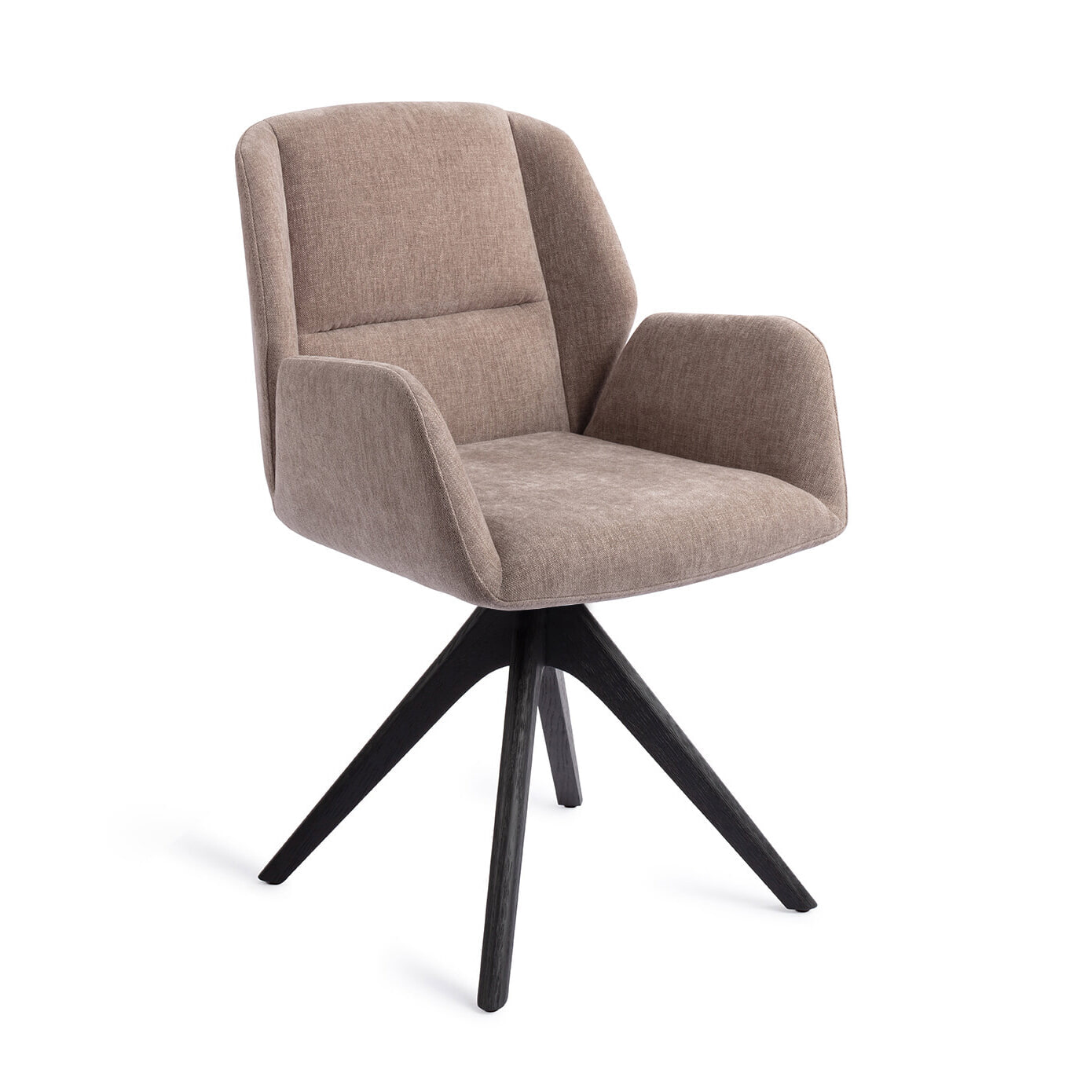 Jesper Home Eetkamerstoel 'Myoko' Revolve Oak Black