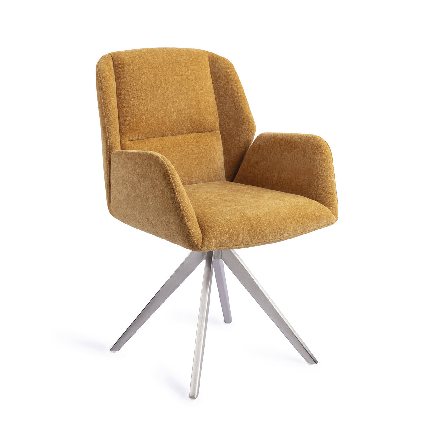 Jesper Home Draaibare Eetkamerstoel 'Myoko' Turn Steel, kleur El Dorado